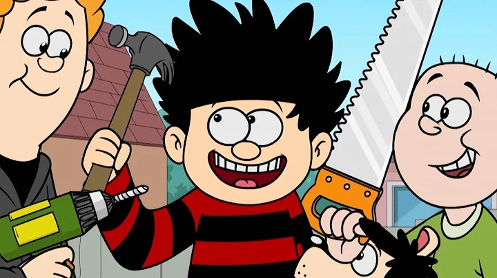 Homemade Waterslide? | Dennis the Menace and Gnash...