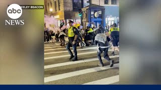 Pro-Palestine protests in Boston turn violent