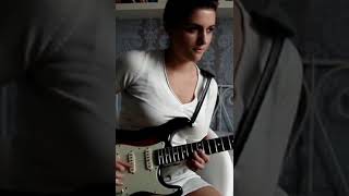 Jhoome Jo Pathaan | Guitar COVER | Laura Cox #shorts