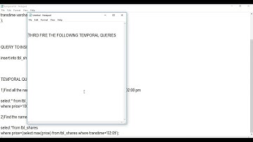 How to Create a Temporal Database in Oracle 11g