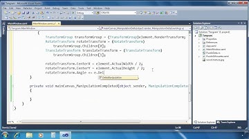 Windows 7 in 7: Manipulation in WPF and Windows 7