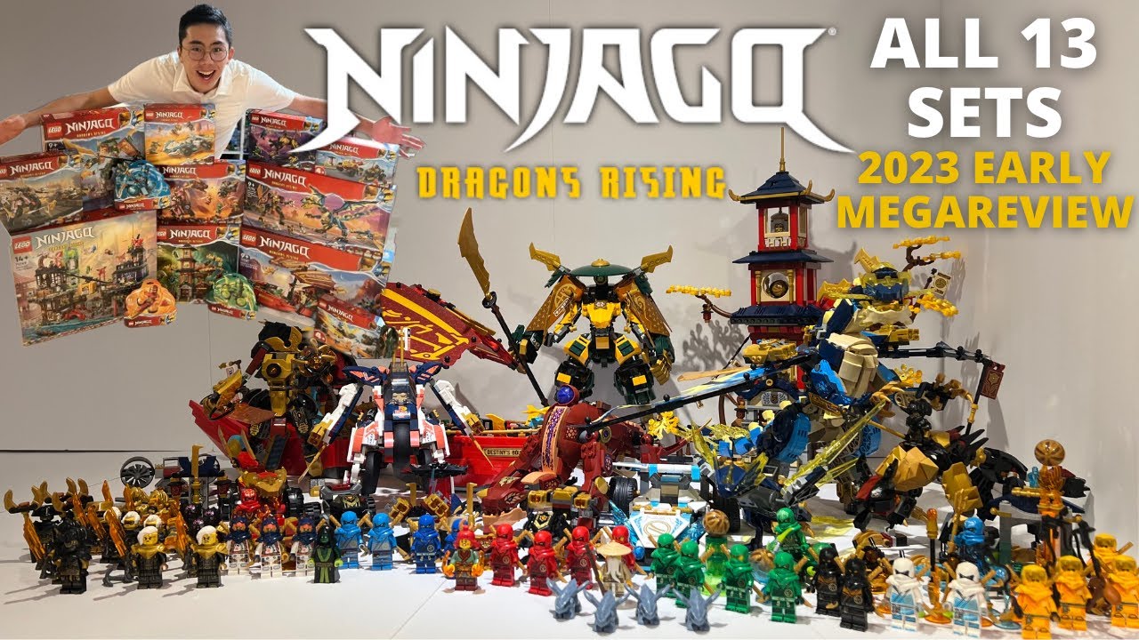 I Built the NEW NINJAGO Dragons Rising Sets 
