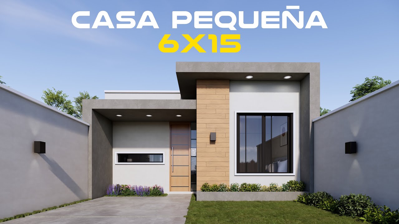 6x15: La Casa Moderna Perfecta | Piscina, Sala Abierta y Elegancia