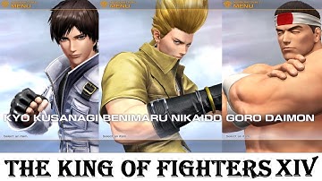 King Of Fighters XIV - Kyo Kusanagi, Benimaru Nikaido, Goro Daimon - Complete Trials