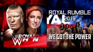 WWE: Royal Rumble 2019 | Zayde Wolf - We Got the Power [Official Theme] + AE (Arena Effects)