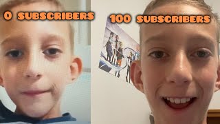 How I got to 100 subscribers at age 12?￼