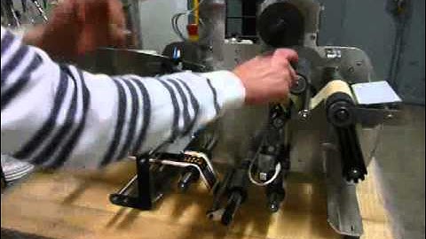 IC Filling Systems- Table top self adhesive labelling machine with hot foil coder