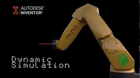 Autodesk Inventor -Dynamic Simulation - Fanuc 6 Axis -