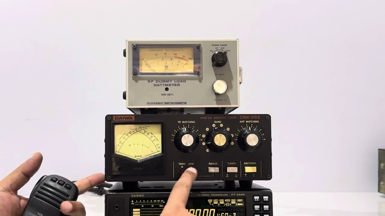 DAIWA CNW-319 II アンテナチューナー Daiwa CNW-319 II Antenna Tuner HF - YouTube