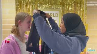 Columbia Heights students mark World Hijab Day