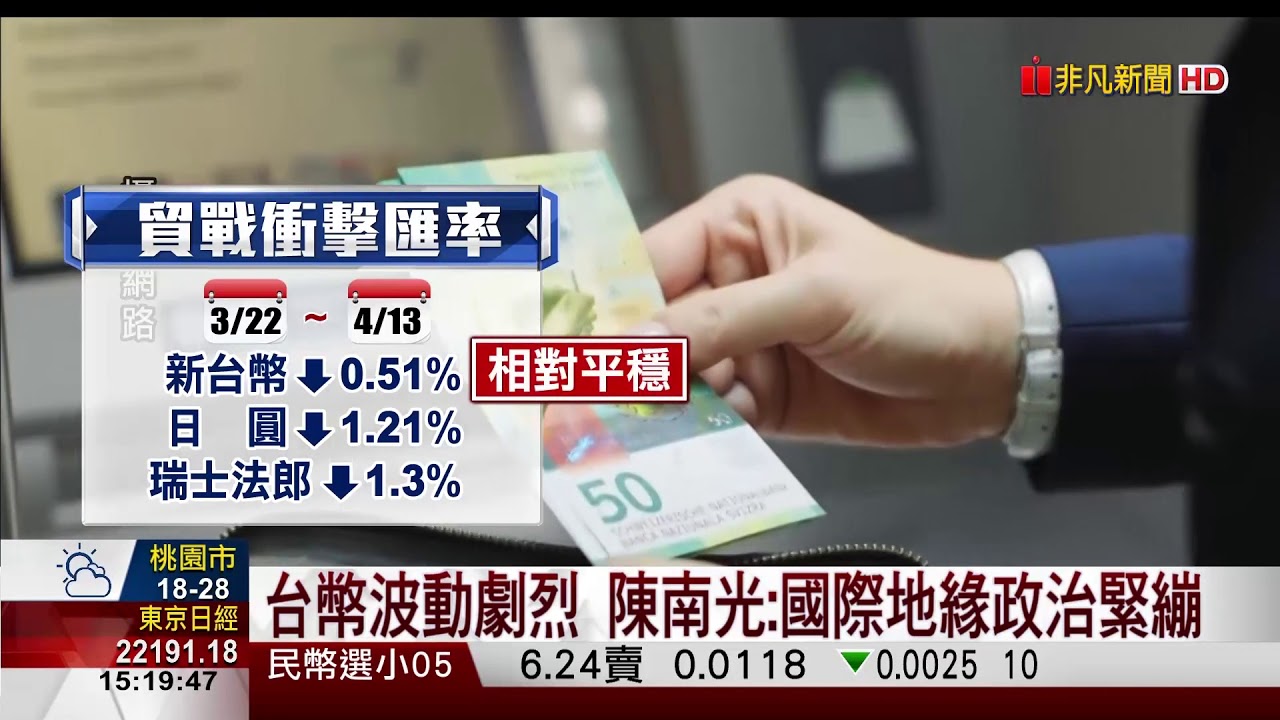 【非凡新聞】央行新副總裁陳南光 首赴立院談貿易戰