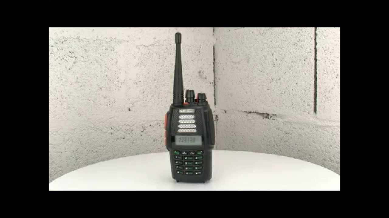 CRT Alpha Radio VHF/UHF CRT MICRON UV bi-bande 144-146 MHz - 430-440 MHz, 13 ,8 V DC, DTMF, double veille