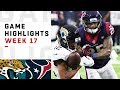 Jaguars vs. Texans Week 17 Highlights | NFL 2018