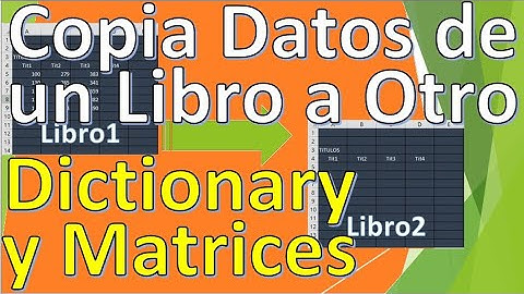 copia datos de un libro a otro en excel