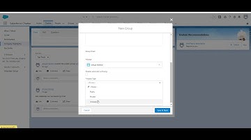 Create a Private Chatter Group