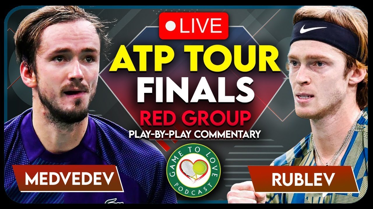 MEDVEDEV vs RUBLEV ATP Tour Finals 2022 LIVE Tennis Play-By-Play Stream 