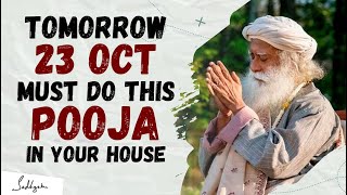 TOMORROW!! | Must Do This Pooja On Tomorrow On the 9th Day Of Navaratri In Home | Sadhguru #sadhguru