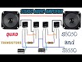 Transistors Stereo Amplifier S8050 and S8550 | USb Powered