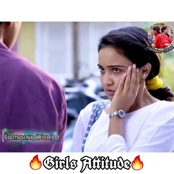 Girls attitude🔥...whatsapp status//Ninaithale inikkum serial 💕