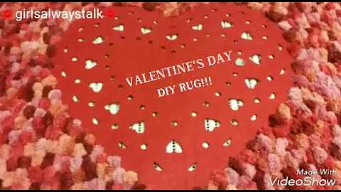 DOLLARAMA DIY 💖 HOW TO MAKE A VALENTINE'S DAY RUG/MAT