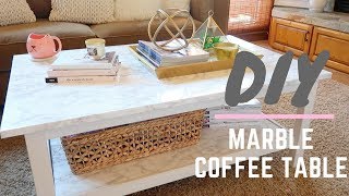 Happy friday! today i'm sharing my diy marble coffee table. this was
very first time contact papering anything and while the corners were a
bit tricky at ...