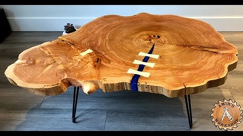 How to Make Live Edge Coffee Table with epoxy - Part 2