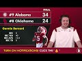 WHAT A COMEBACK! Alabama Defeats Oklahoma 34-24 In The College Football Playoff Round 1
