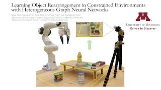 Learning Object Rearrangement in Constrained Environments with Heterogeneous Graph Neural Networks