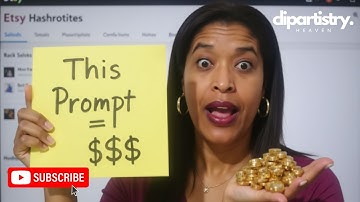 💰 How I Use AI Prompts to Make Clipart That Sells on Etsy Fast | AI Prompt Heaven $9 Membership 🚀