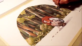 Watercolor illustration 