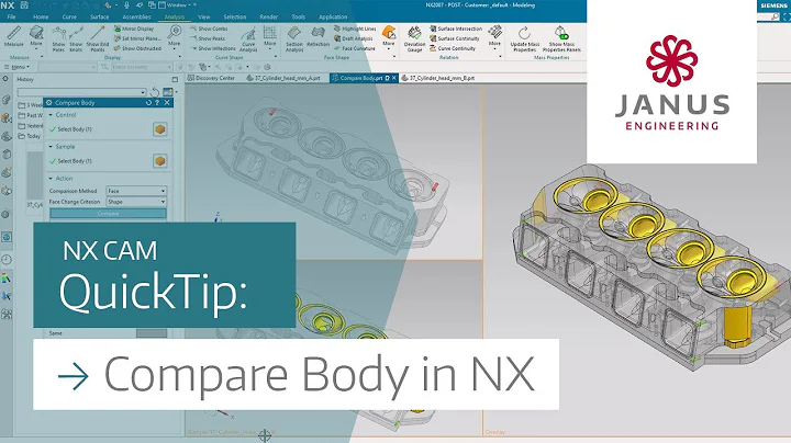 NX CAM Tutorial | Compare Body in Siemens NX 🔎