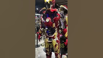 Real Life Iron Man MK43 automatic opening & closing armor with sound effect