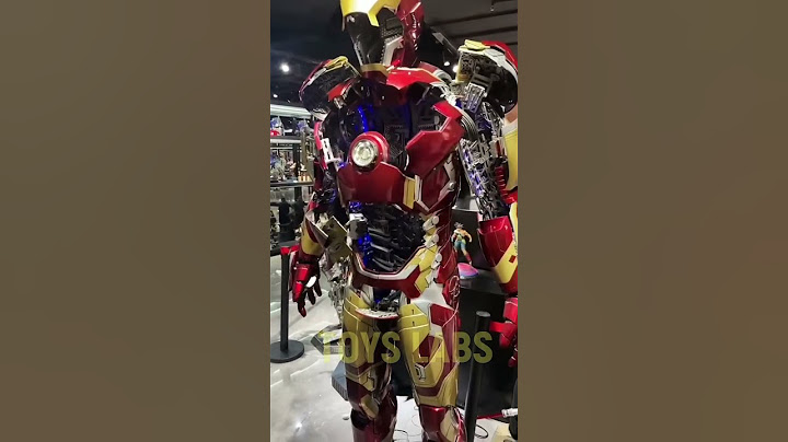 Real Life Iron Man MK43 automatic opening & closing armor with sound effect