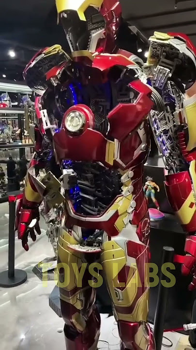 Real Life Iron Man MK43 automatic opening & closing armor with sound effect