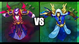 Count Kassadin vs Cosmic Reaver Kassadin Epic Skins Comparison (League of Legends)