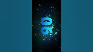 Count Town Numbers 10 Blue Animation Text #happybirthday #happynewyear #countdown @itsmalaiads