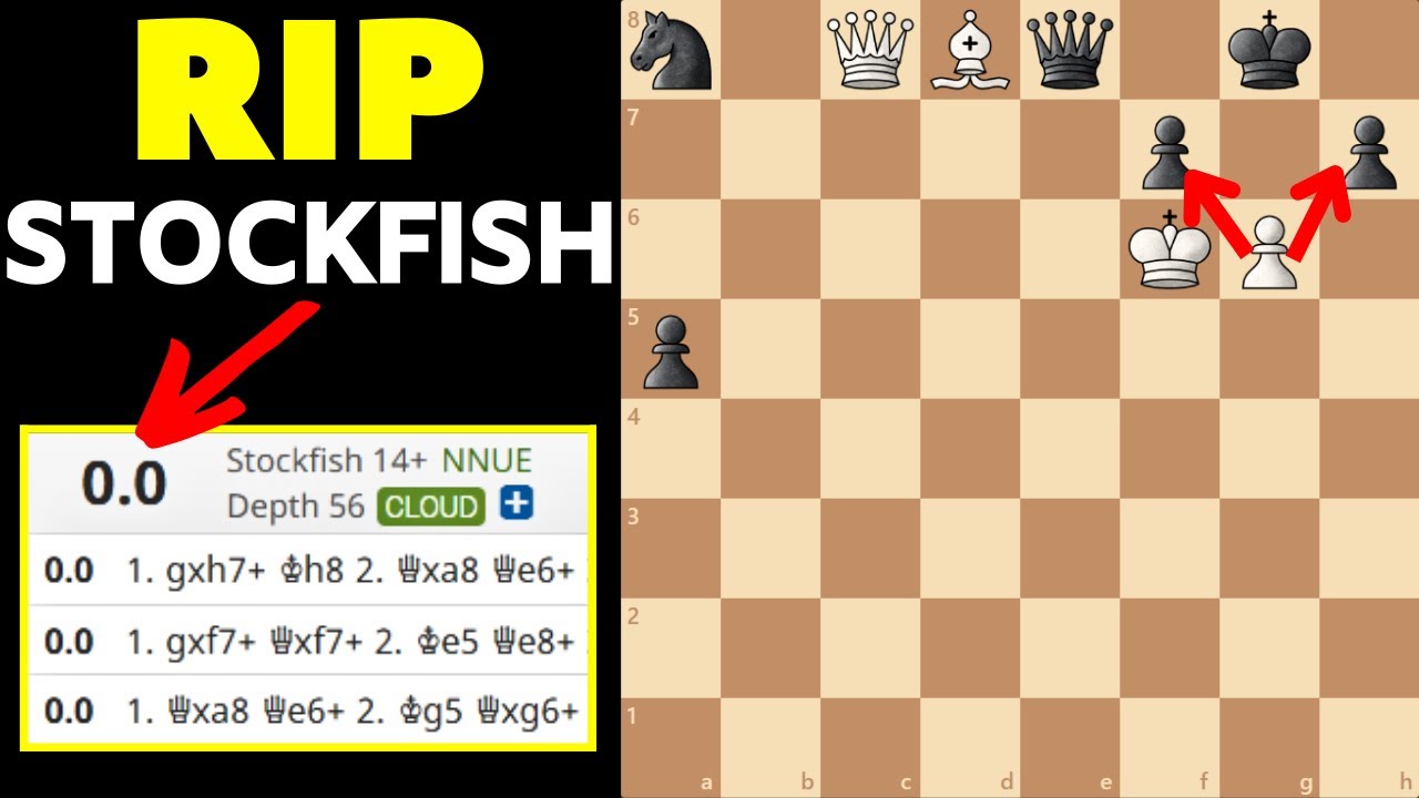 Stockfish can't solve this mind-bending puzzle #chess #chesstok #chess, zugzwang explained chess