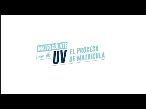 Matrícula en los grados UV