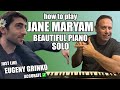 Beautiful Piano Solo Lesson - Jane Maryam by Evgeny Grinko