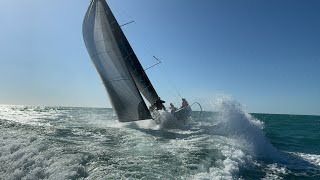 Fast Sailing Downwind Figaro 3 Key West 2024 NEKA SAILING