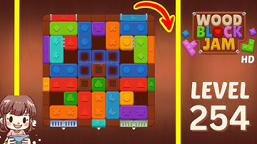 Wood Block Jam Level 254 Solution Walkthrough