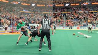 Buffalo Bandits vs Colorado Mammoth 3/8/23 Steve Priolo Fight v Warren Jeffrey