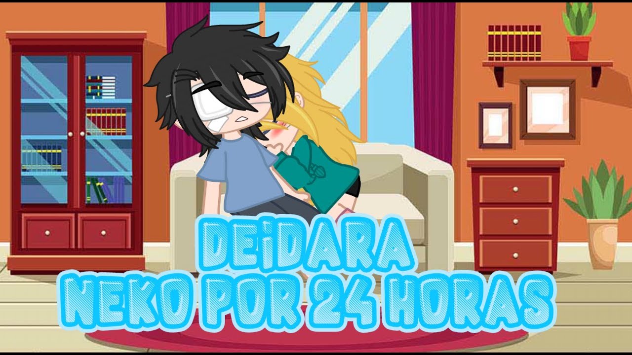 🍜Deidara neko por 24 horas🍜-(🖤Tobidei💛)//(GC)-Naruto🦊🍜