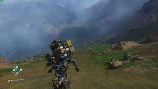 Death Stranding: Taking the Floating Carrier out for a ride