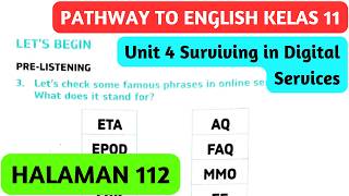Pathway to English Kelas 11 Halaman 112 Unit 4 Surviving in Digital Services Kurikulum Merdeka