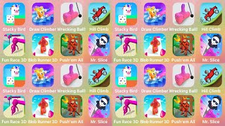 Stacky Bird, Draw Climber, Wrecking Ball, Hill Climb, Fun Race, Blob Runner, Push'em All, Mr. Slice screenshot 4