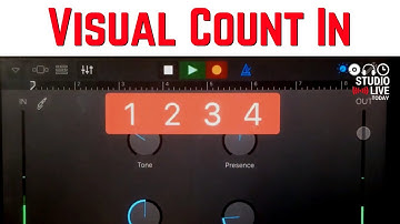 How to use the VISUAL COUNT IN in GarageBand iOS (iPad/iPhone)