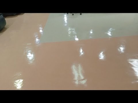 shanning floor apply new floor wax #cleaning