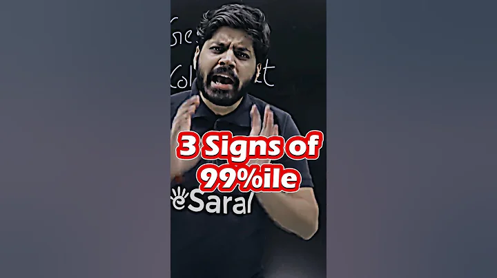 3 Signs that you will get 99%ile in JEE Mains 2024 🤔😱 | IIT Motivation #shorts #esaral #jee2024 #iit