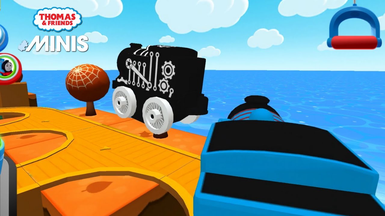 Thomas & Friends Minis!  🚂 *THE ORANGE CHASE!* Play as SPOOKY THOMAS & CLASSIC THOMAS Minis!
